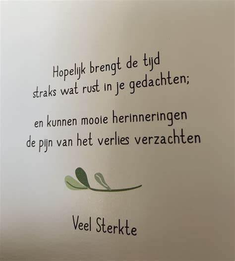 teksten overlijden.